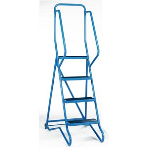 4 Tread Wheelalong Steps with ribbed rubber treads library steps 46/Wheelalong 4 tread.jpg